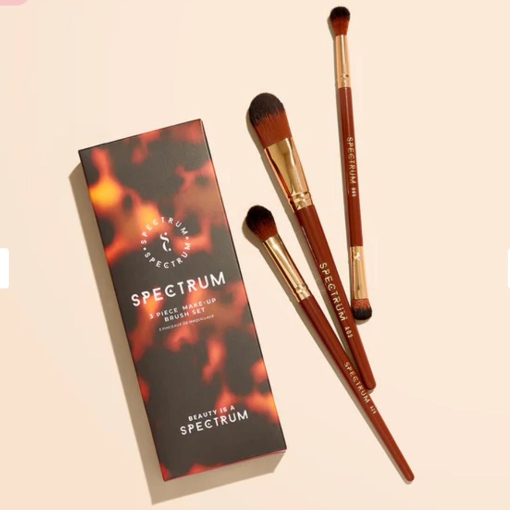 Spectrum 3 Piece Makeup Brush Set